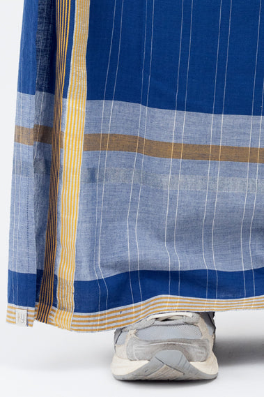 THRIKKAKKARA Striped Kasavu Mundu